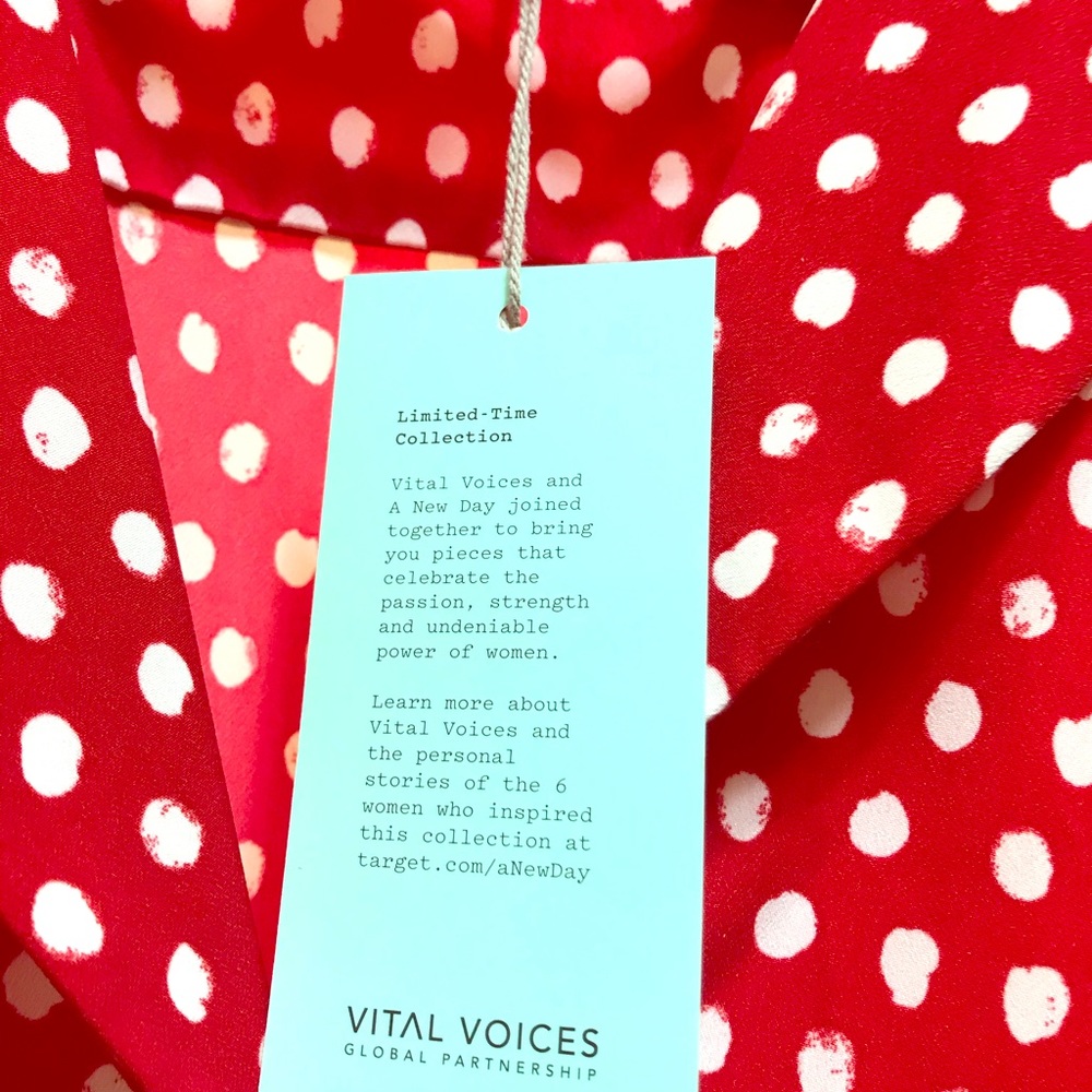 Silky button down tailored dress New with tags